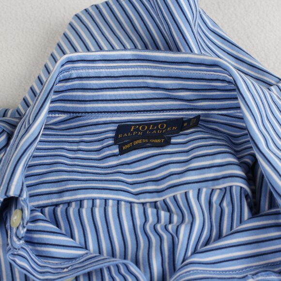 Womens Polo Knit Dress Shirt - Picture 4 of 7